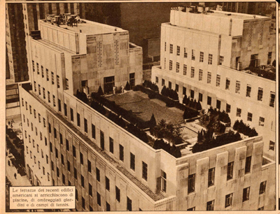 Terrazza di edificio americano