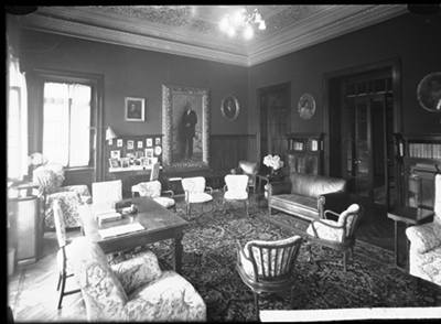 Salotto della casa Borsalino ad Alessandria