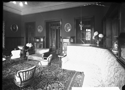 Salotto della casa Borsalino ad Alessandria