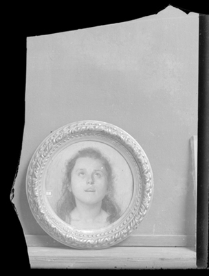 Ritratto della moglie, dipinto a olio di Pellizza da Volpedo