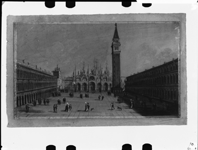 Veduta di piazza S. Marco a Venezia