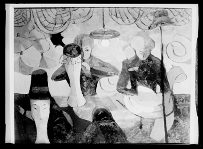 Quadro raffigurante delle cappellaie