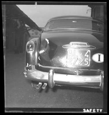 Automobile sinistrata in incidente da stradale ad Alessandria
