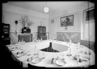Sala da pranzo del tubercolosario di Alessandria
