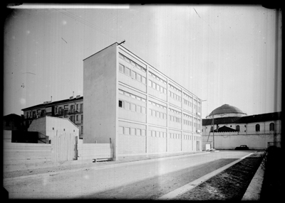 Veduta di scorcio del laboratorio antitubercolare di Alessandria