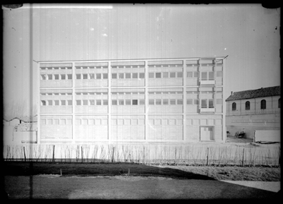 Veduta frontale del laboratorio antitubercolare di Alessandria