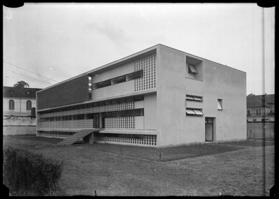 Veduta di scorcio del laboratorio antitubercolare di Alessandria
