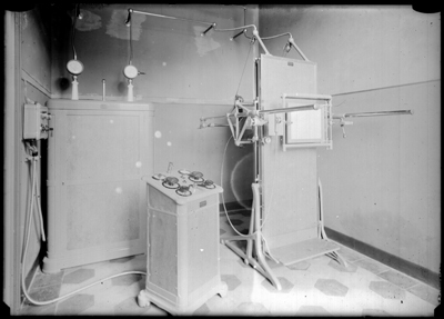 Attrezzature radiologiche del dispensiario di Alessandria