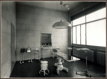 Alessandria - Sanatorio Teresio Borsalino- interno:  sala operatoria