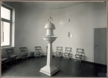 Alessandria - Sanatorio Teresio Borsalino- interno:  sala per le nebulizzazioni