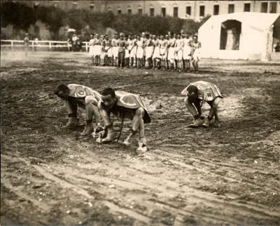 Caserma Valfrè, esercizi ginnici