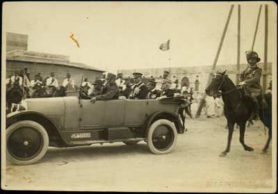 Arrivo del Ministro delle Colonie sen. Rossi, Bengasi