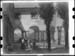 Scena all'interno di un cortile villa sul lago, dipinto di G. Migliara