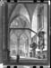 Interno chiesa in stile gotico, acquarello di G. Migliara
