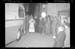 Cerimonia di benedizione autobus radiologico del dispensiario di Alessandria con la presenza di cariche ecclesiatiche e militari